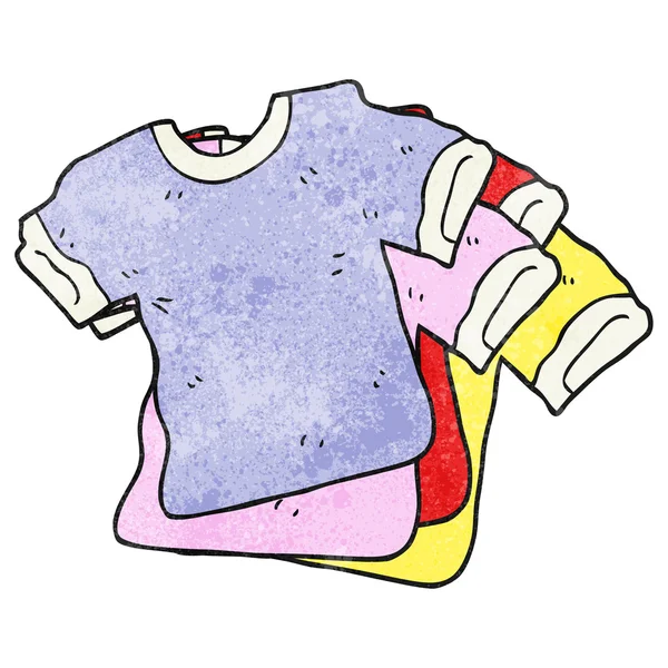 Textur Cartoon T-Shirts — Stockvektor