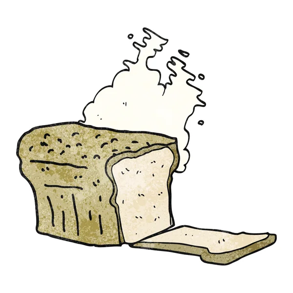 Textuur cartoon vers gebakken brood — Stockvector