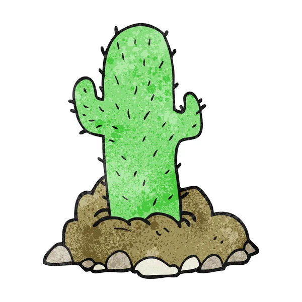Textuur cartoon cactus — Stockvector