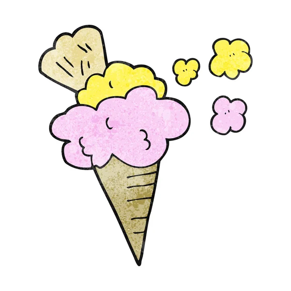 Textura de dibujos animados helado — Vector de stock