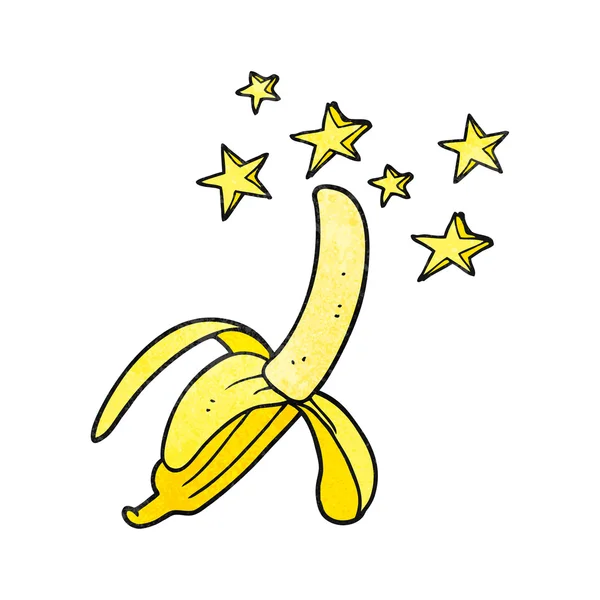 Tekstura kreskówka niesamowity banan — Wektor stockowy