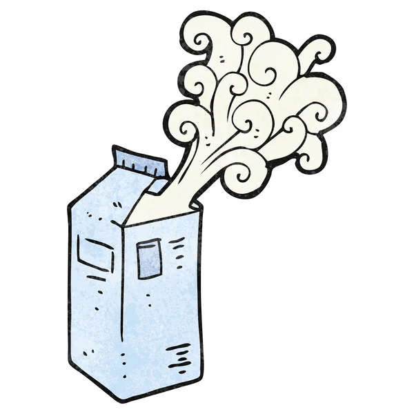 Взрыв упаковки с текстурным молоком — стоковый вектор