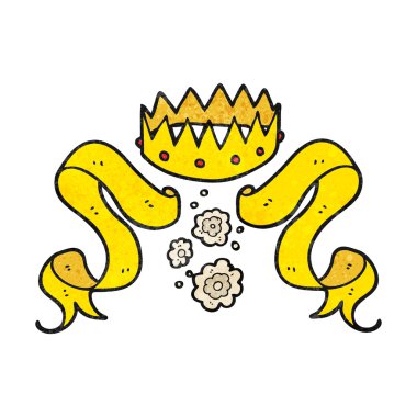 doku karikatür taç ve kaydırma