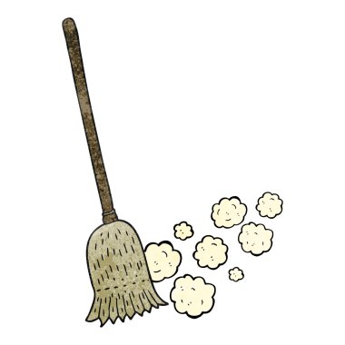 Fırça süpürme doku çizgi film