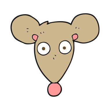 Serbest çizim çizgi film faresi