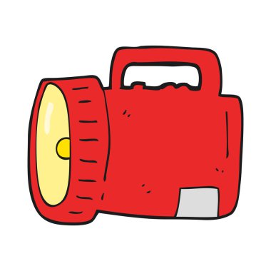 serbest çizilmiş karikatür meşale