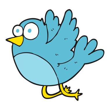 serbest çizim karikatür kuş