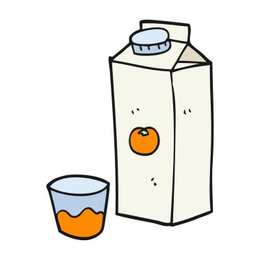 çizgi film portakal suyu