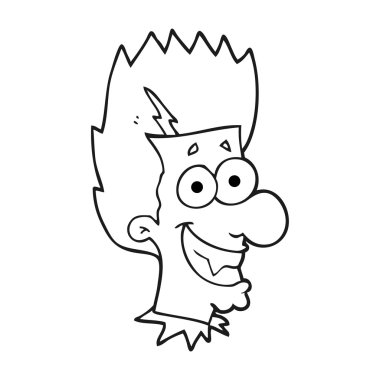 serbest el çekilmiş siyah beyaz 