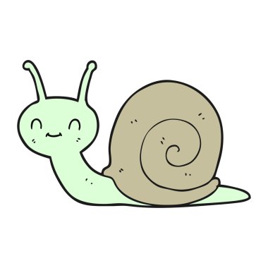 çizgi film sevimli salyangoz