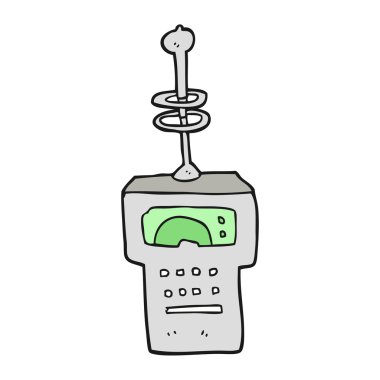 çizgi film fütüristik tarayıcı