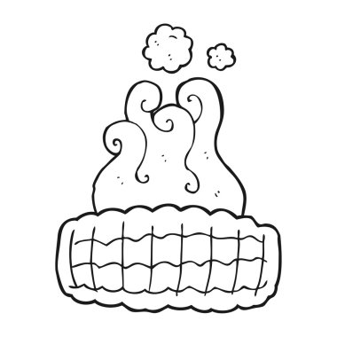 siyah beyaz çizgi film mısır mısır koçanı