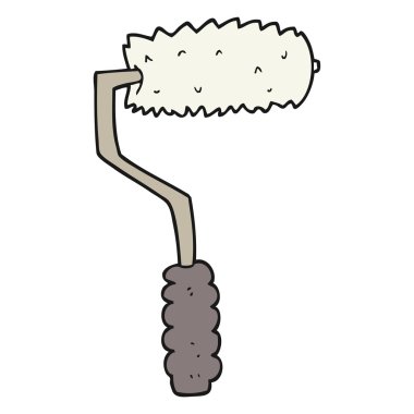 karikatür boya silindiri