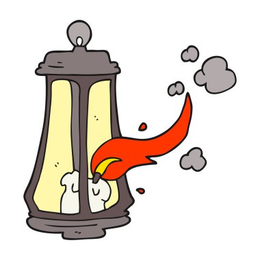 Çizgi Film ürkütücü fener