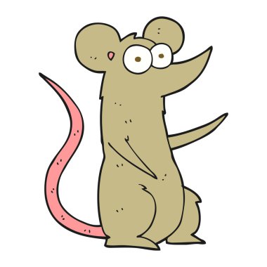 serbest çizim karikatür fare