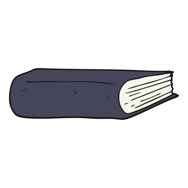 Livro de desenhos animados desenhado à mão livre — Vetor de Stock