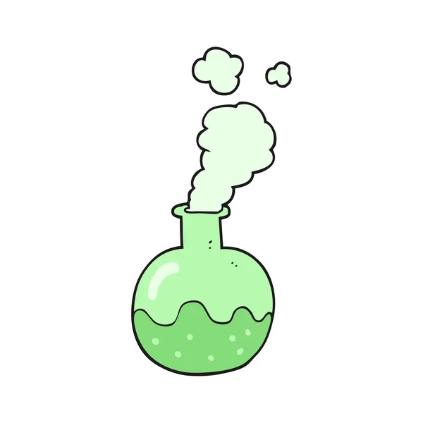 Réaction chimique dessin animé — Image vectorielle