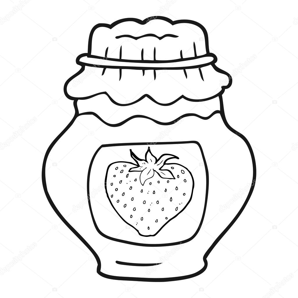 depositphotos_96249914 stock illustration black and white cartoon jar