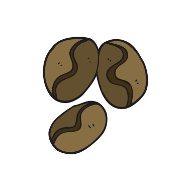 karikatür kahve çekirdekleri