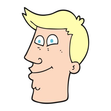 çizgi film erkek yüz