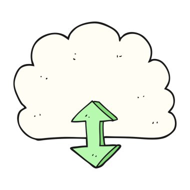 çizgi film dijital bulut