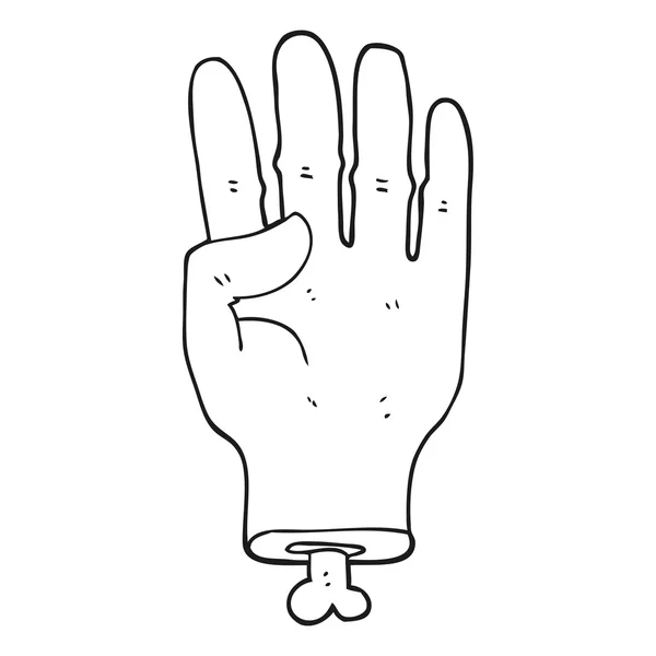 Dibujado a mano alzada en blanco y negro — Vector de stock