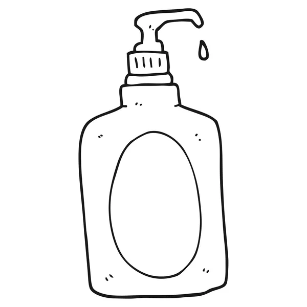 Freehand drawn cartoon hand soap — Stock Vector
