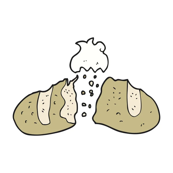Γελοιογραφία καρβέλι ψωμί — Διανυσματικό Αρχείο