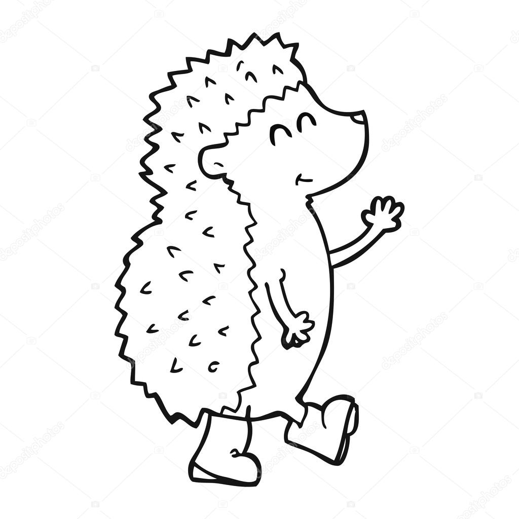 かわいいフリーハンド描画の黒と — ストックベクター © lineartestpilot