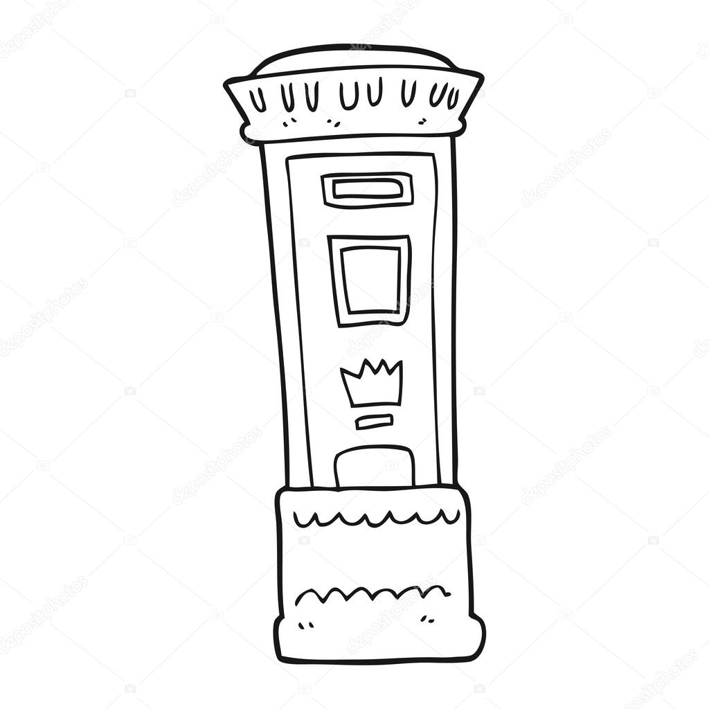 Post box / cartoon vector and — Stock Vector © lineartestpilot #96256826