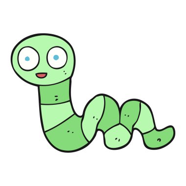 serbest çizilmiş karikatür yılan