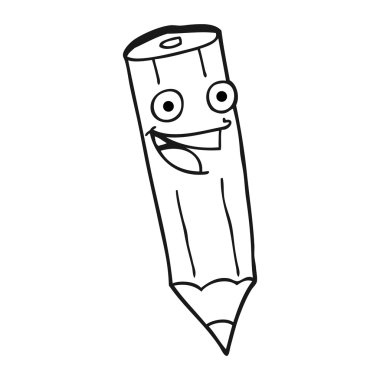 mutlu serbest el çekilmiş siyah ve 