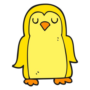 serbest çizim karikatür kuş