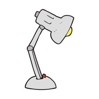 karikatür masa lambası