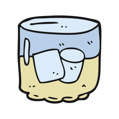 çizgi film viski ve buz