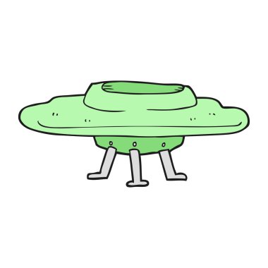 karikatür uçan daire