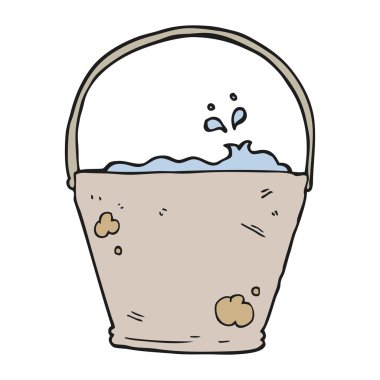 serbest çizim karikatür kova