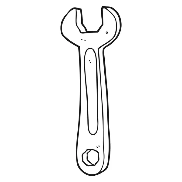 FreeHand getextureerde cartoon spanner — Stockvector