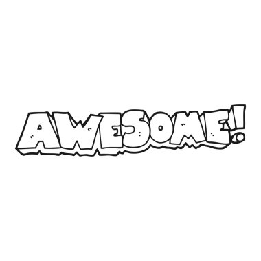 awesome serbest el çekilmiş siyah ve 