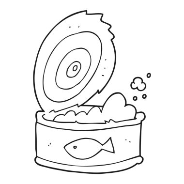 serbest çizilmiş karikatür konservesi 