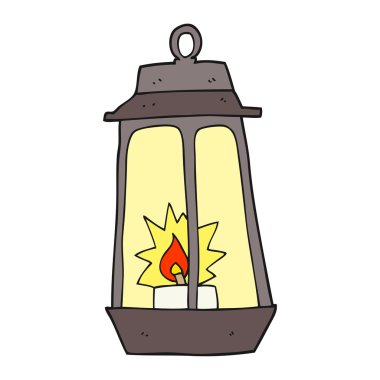 serbest çizilmiş karikatür fener