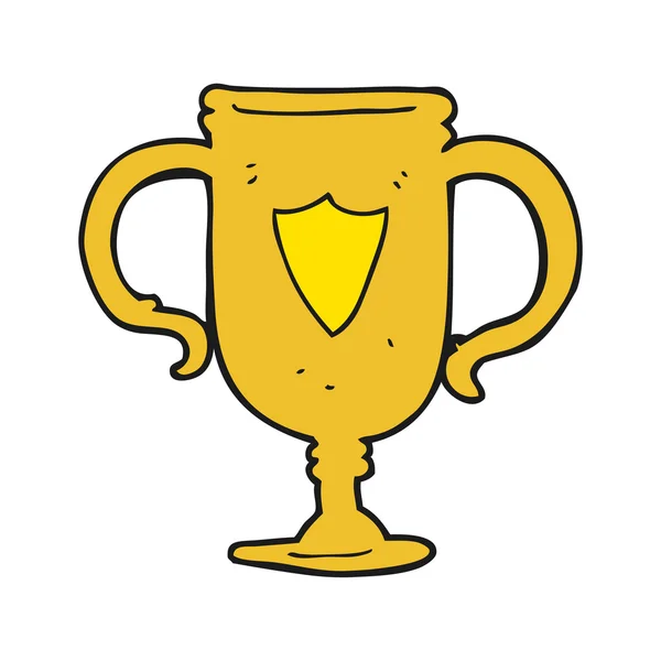 Trofeo deportivo de dibujos animados — Vector de stock