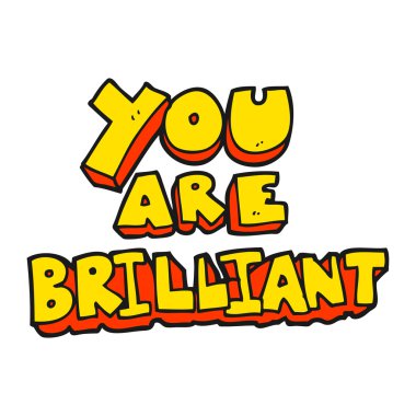 parlak çizgi film simgesi vardır