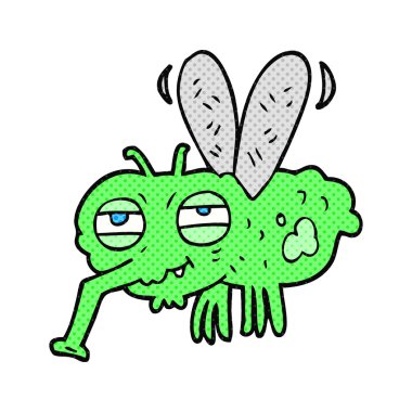 Serbest çizim çizgi film sineği