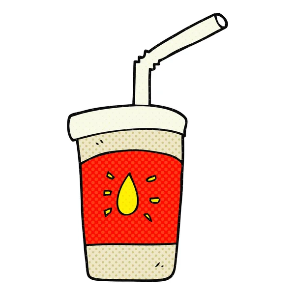 Bebida de soda de dibujos animados — Archivo Imágenes Vectoriales