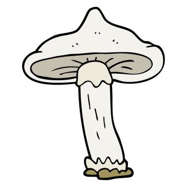 serbest çizilmiş karikatür mantar