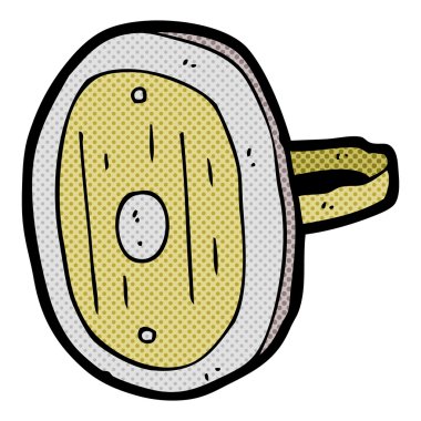 çizgi film Ortaçağ kalkan