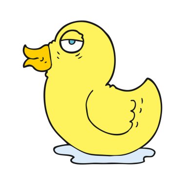 çizgi film lastik ördek