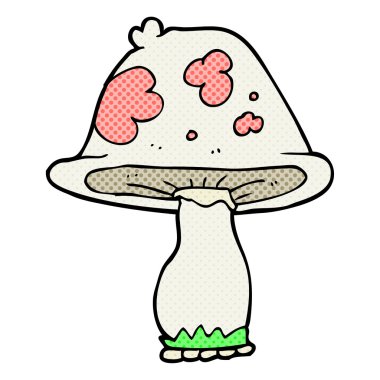 serbest çizilmiş karikatür mantar