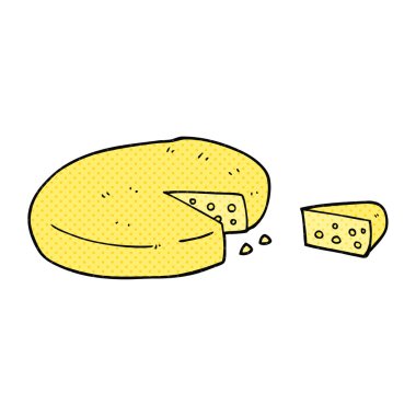 serbest çizilmiş karikatür peynir